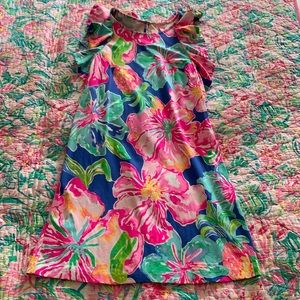Lilly Pulitzer Esmeralda dress in Beckon Blue Jungle Utopia sz m